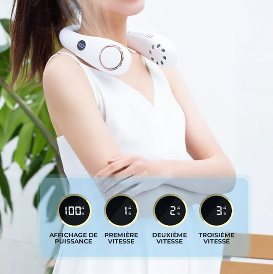 Ventilateur de cou vitesse